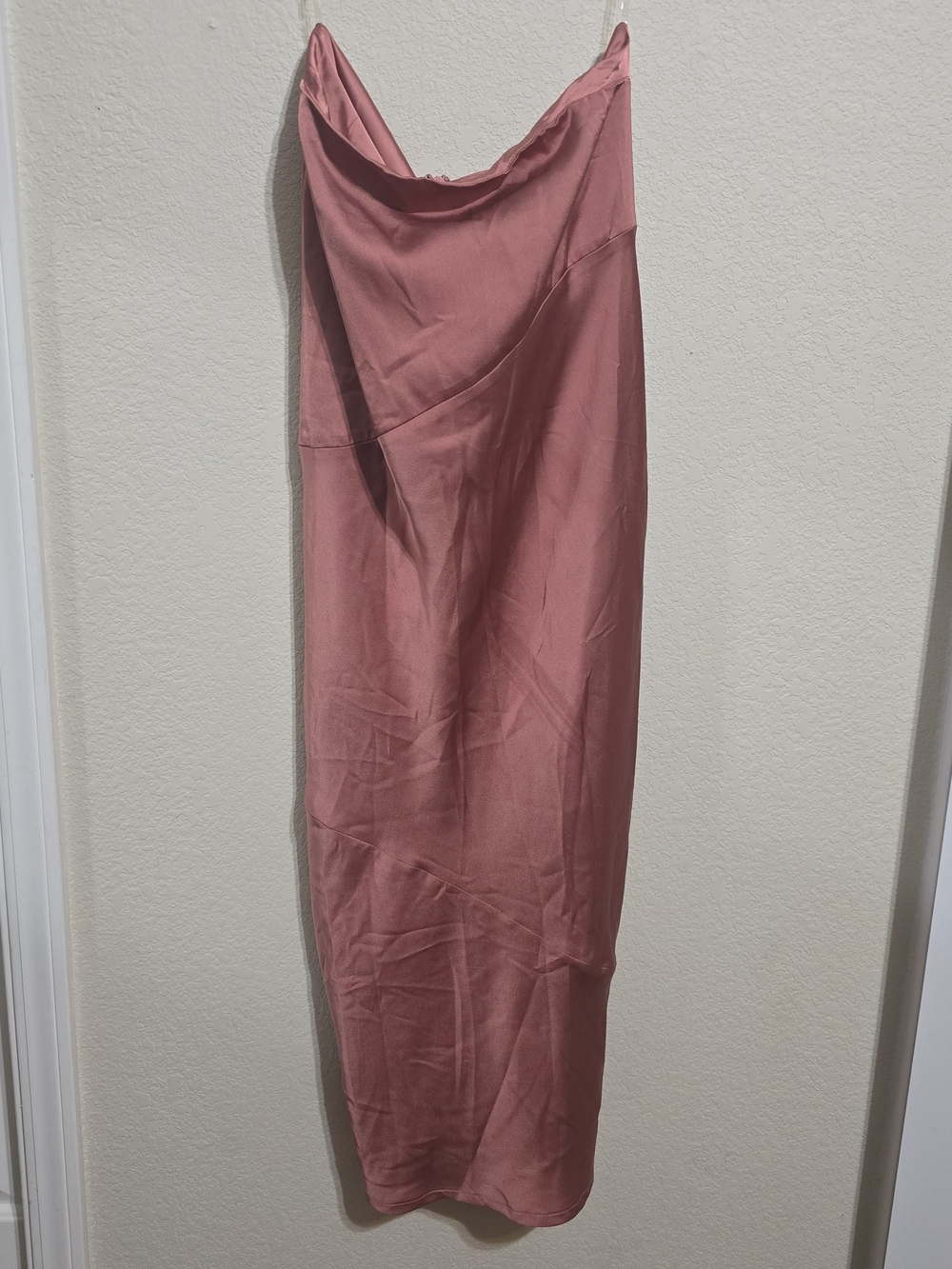 House of CB Dusty Rose Maxi Slip Dress